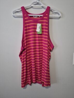 🩷5/$25🩷 Striped Tank, Plus Size 2X